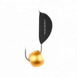 Мормышка вольфрамовая True Weight цена за 1 шт Банан d2.5 латунный шарик