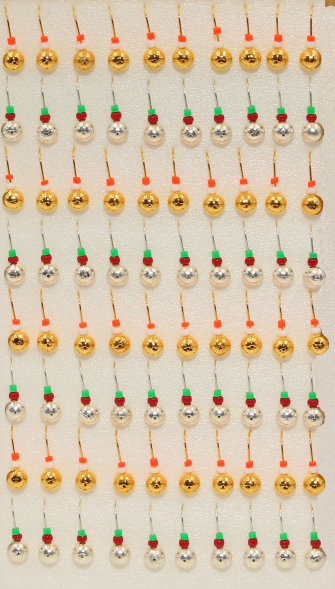 Мормышка литая с бисером Condor Шар ф4 золото/серебро 25/25, 50 шт/упак