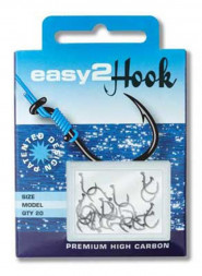 Крючок Easy 2 Hook Flatfich/Plattfish №4 silver 20шт 034S030