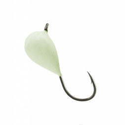 Мормышка вольфрамовая Lumicom Капля с ушком Ф4 обмазка фосфор P, цена за 1 шт.