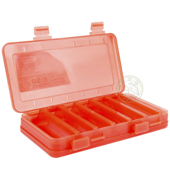 Коробка ВБ-2 для воблеров и балансиров 230x125x35мм 2-стор. красн. Три кита