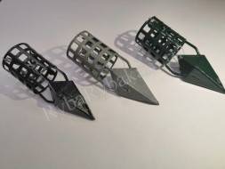 Кормушка Vikfish сербская пуля D30, 90 гр. леска, водоросли