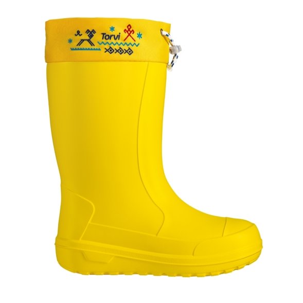 Сапоги Torvi Онега ЭВА -40°C с нескользящей подошвой и многослойным сменным вкладышем желтые р.36