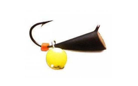 Мормышка вольфрамовая Конус 3 с бусиной Неон 341