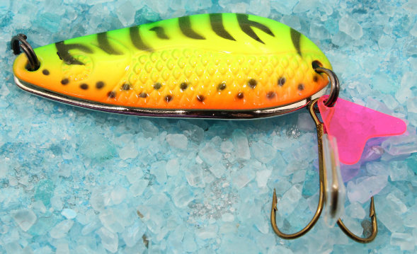 Блесна колеблющаяся двойная шумовая Condor Worthy Twin 2 размер 60 мм вес 18 г цвет A04 5 шт