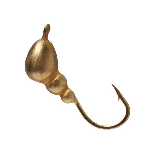 Мормышка вольфрамовая Lumicom Муравей с ушком Ф3 золото, цена за 1 шт.