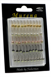 Мормышка Murena особая шар с ушк. диам. 5/1 с фосф. пяткой набор уп.50шт