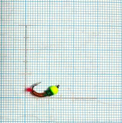 Мормышка вольфрамовая Marlin&#039;s Лесотка 3.5мм 0.45гр 7435-YE