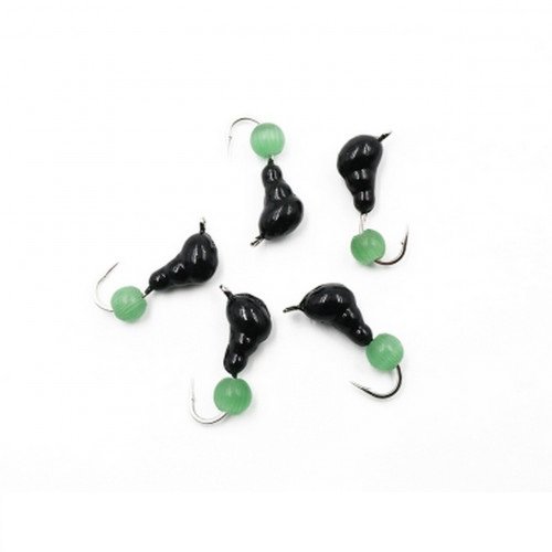 Мормышка свинцовая True Weight цена за 1 шт Муравей с ушком 0.8г кош. глаз зел.