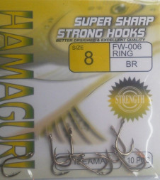 Крючок Freeway Iseama FW-006-12 BR 10шт