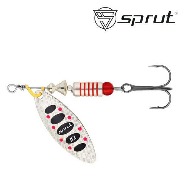 Блесна Sprut Atra Spinner №2 7.5г/SBK