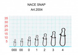 Застежка Fish Season Nice №00 9кг 8шт 2004-00F