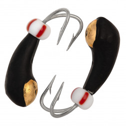 Мормышка вольфрамовая Condor Коза-уралка, с коронкой, 1,5 мм, золото 15 шт