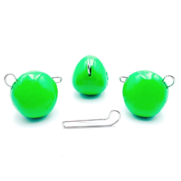 Груз UF Studio Капля- эксцентрик – 07 гр 10 шт ЗЕЛЁНЫЙ UV